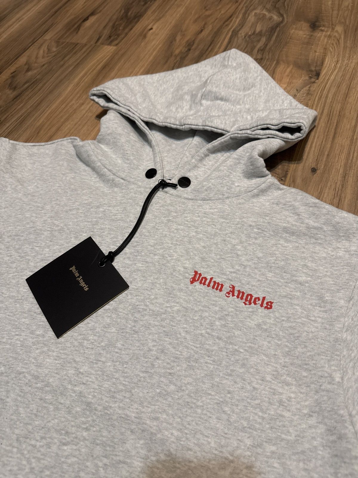 Palm Angels Palm Angels Adios Hoodie Light Grey Size US M / EU 48-50 / 2 - 2 Thumbnail