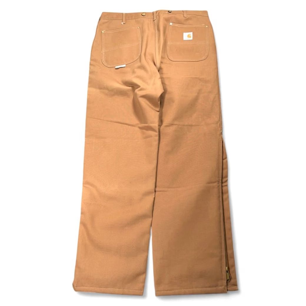 Carhartt VINTAGE Carhartt Pants Mens 38x33 Brown Canvas Duck USA 100 Years 80s Workwear Relaxed Straight Regular Size US 38 / EU 54 - 2 Thumbnail
