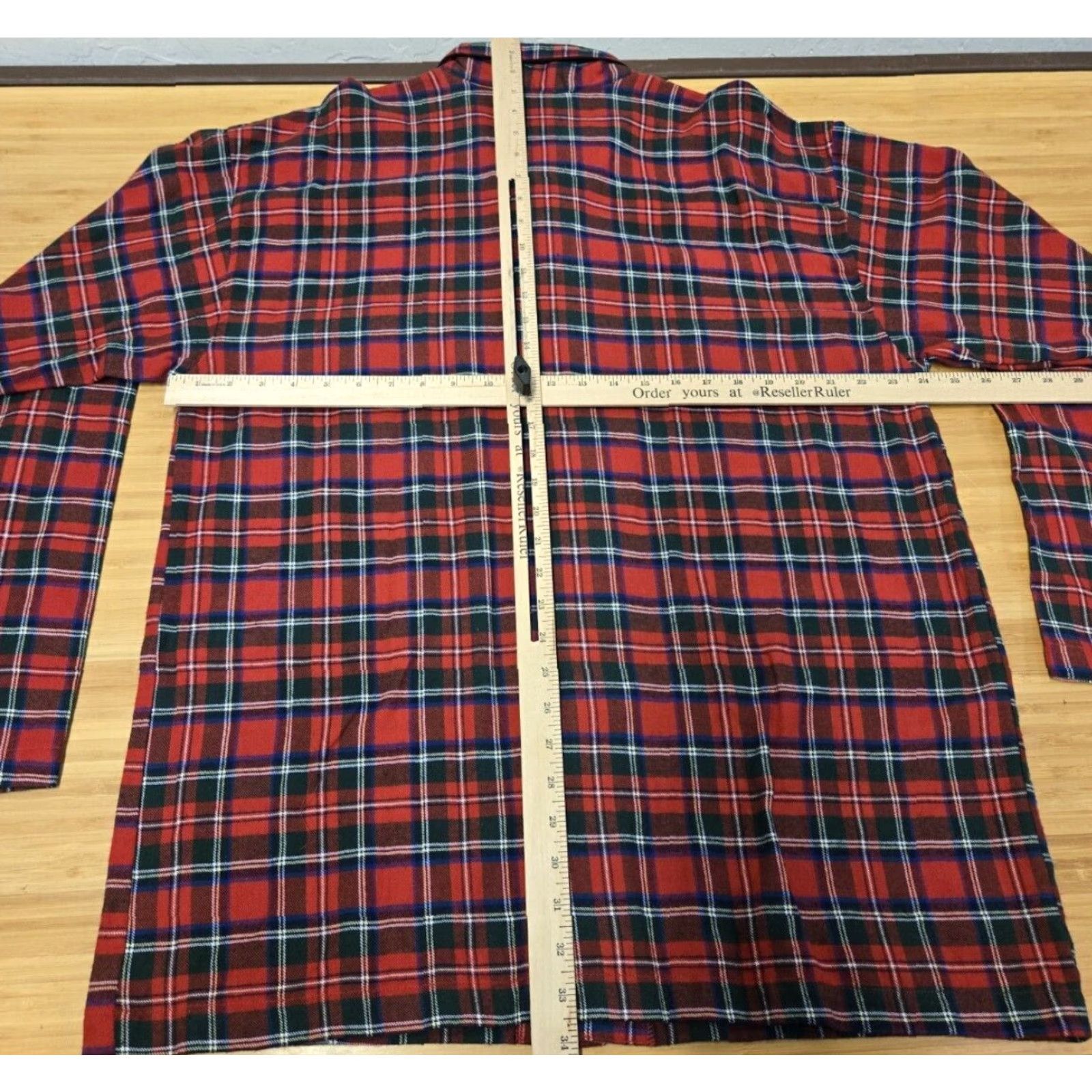 Polo Ralph Lauren Polo Ralph Lauren Pajama Top Shirt Long Sleeve Red Plaid Embroidered Logo 100% Cotton Flannel Large Mens Button Up Pajama Top Size US L / EU 52-54 / 3 - 7 Thumbnail