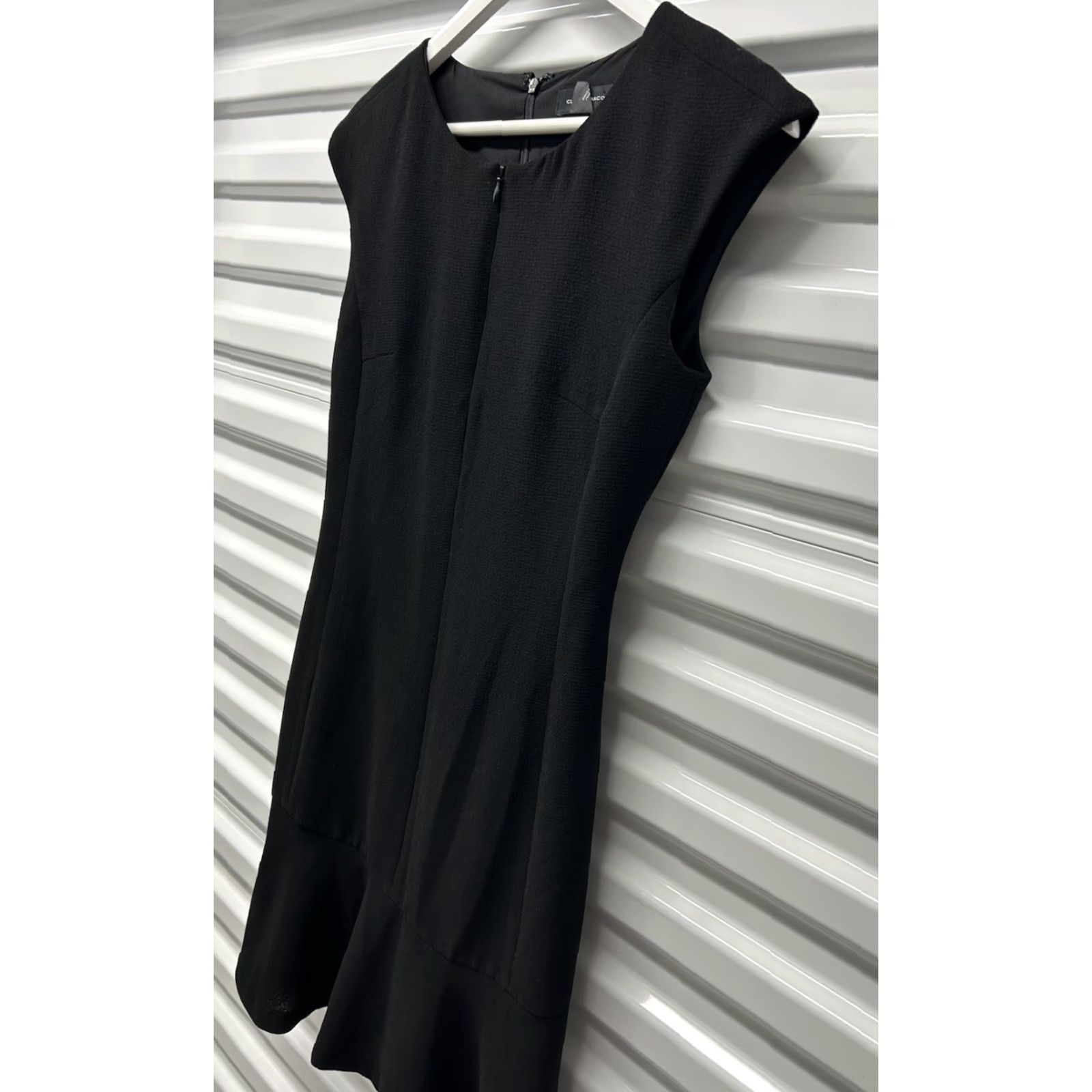 Club Monaco Club Monaco Women’s Iconic Black Front&Rear ZipUp Sheath Midi Dress 00 Size Regular Size XXS / US 00 / IT 34 - 6 Thumbnail