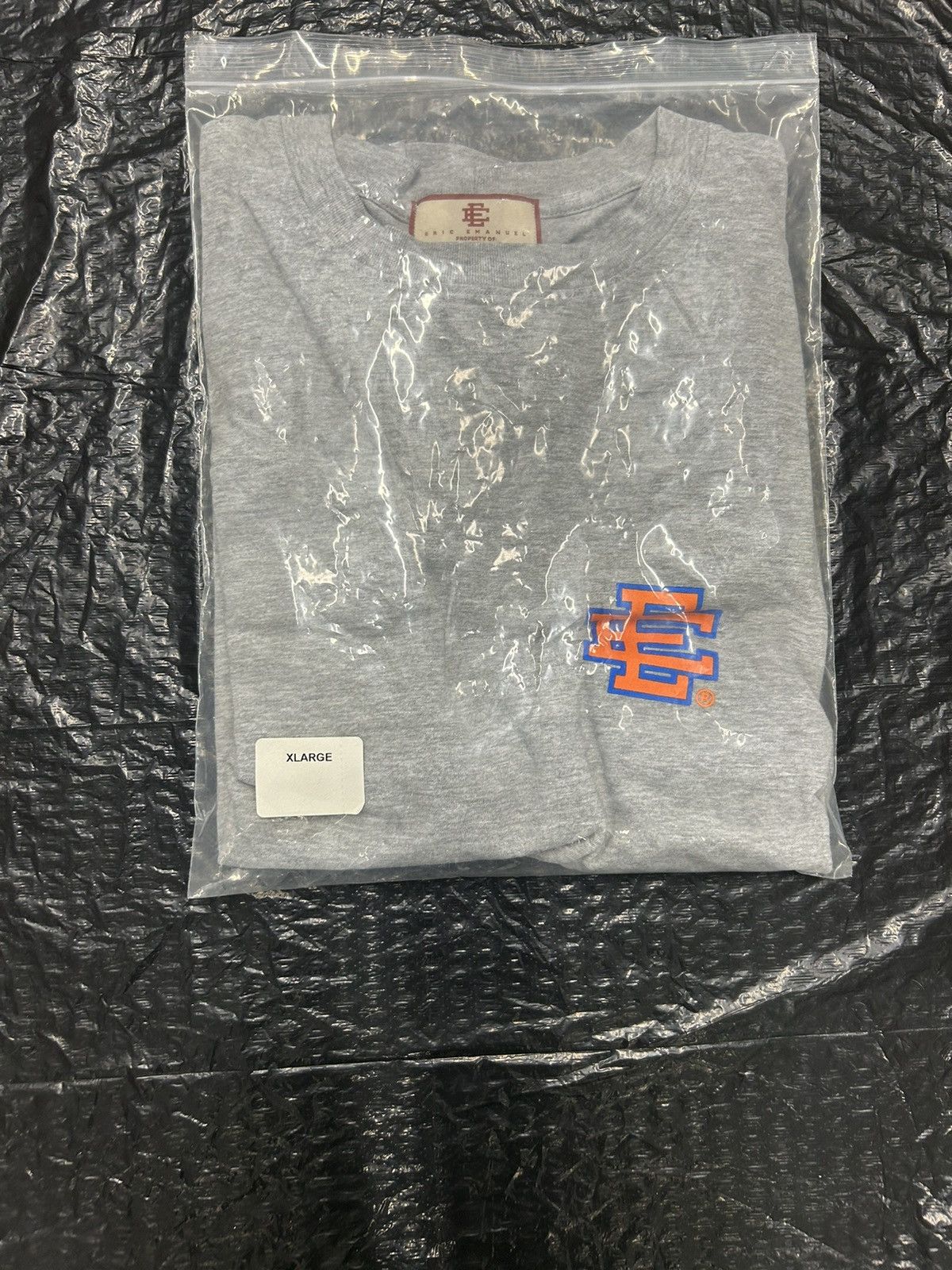 Eric Emanuel Eric Emanuel EE Basic T-Shirt Grey Blue Orange Extra Large Size US XL / EU 56 / 4 - 4 Thumbnail