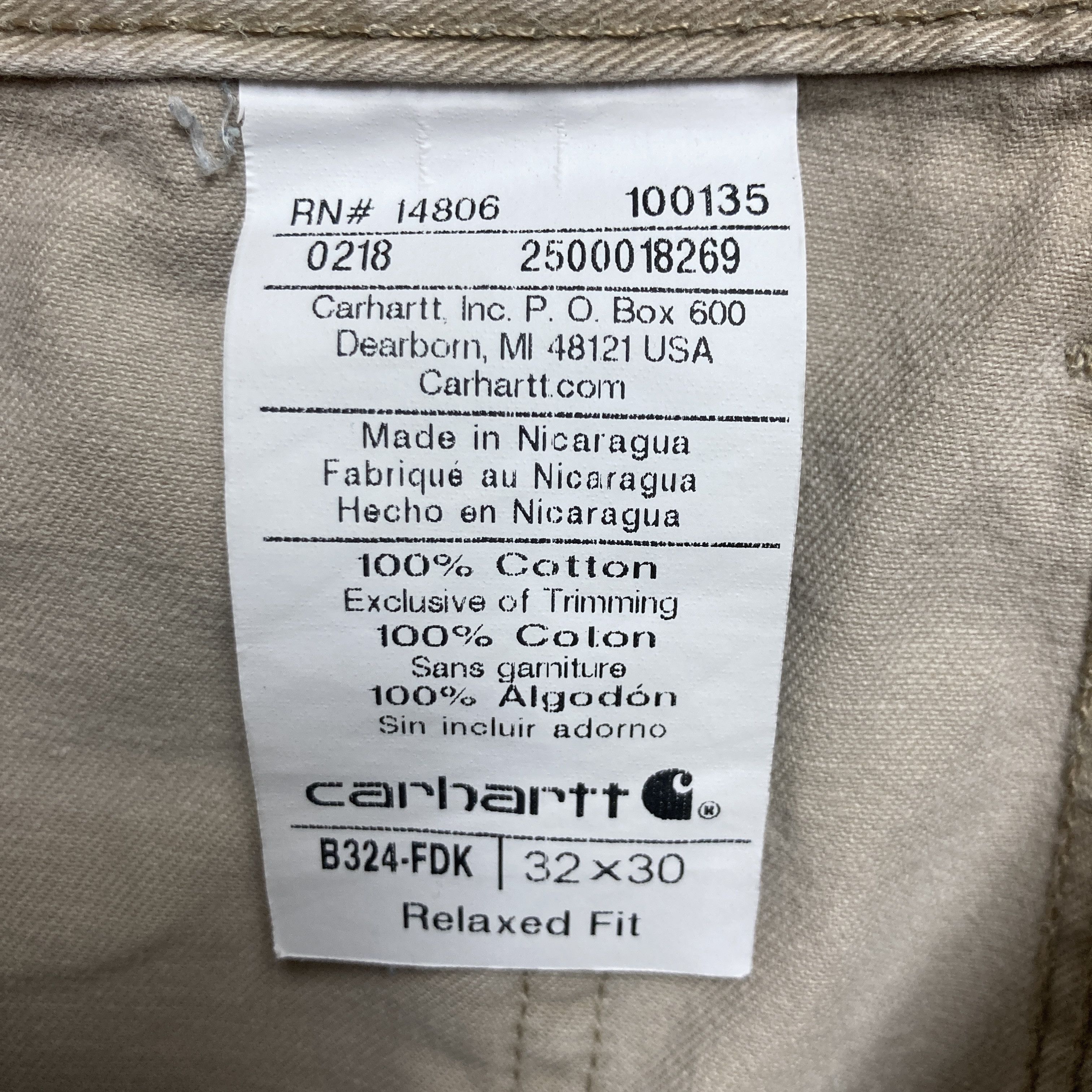 Carhartt Carhartt B324 Field Khaki Washed Twill Carpenter Pants 32x30 Size US 32 / EU 48 - 13 Thumbnail
