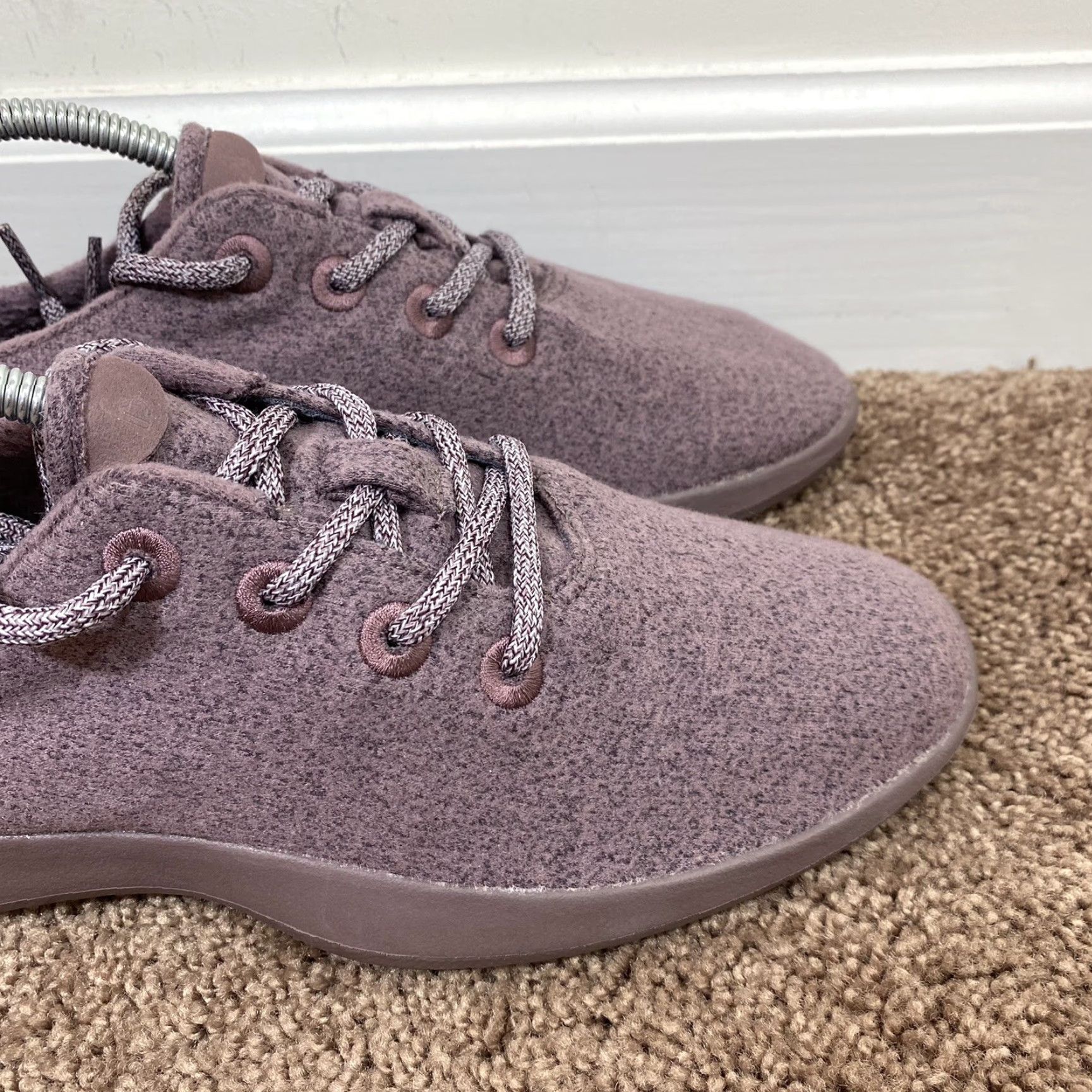 Allbirds Allbirds Womens Sneaker Wool Runners Kotare Plum Purple Size 10 Low Top Size L / US 10 / IT 46 - 3 Thumbnail