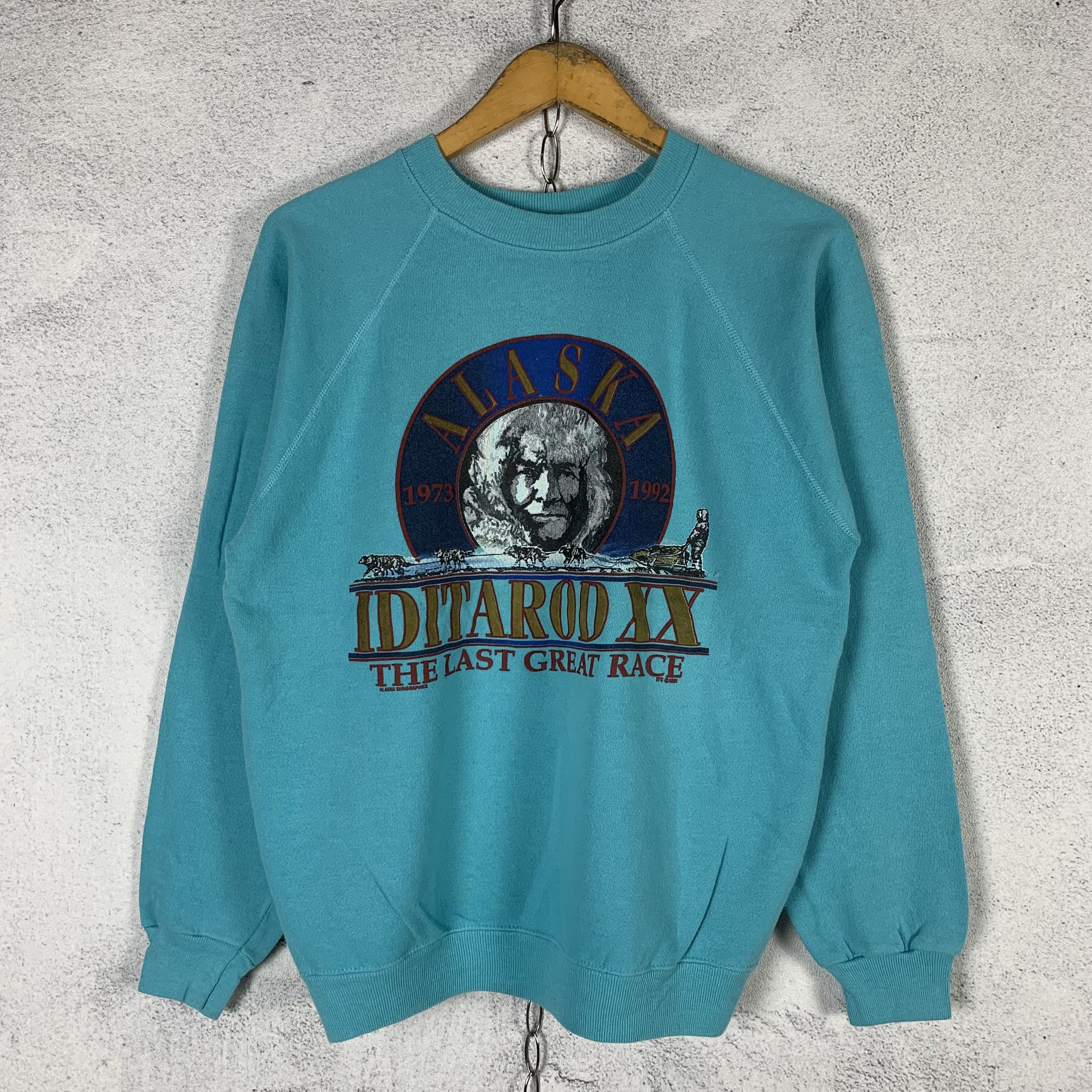 Vintage 1991 Alaska Serigraphics IDITAROD XX THe Last Great Race Size US S / EU 44-46 / 1 - 1 Thumbnail
