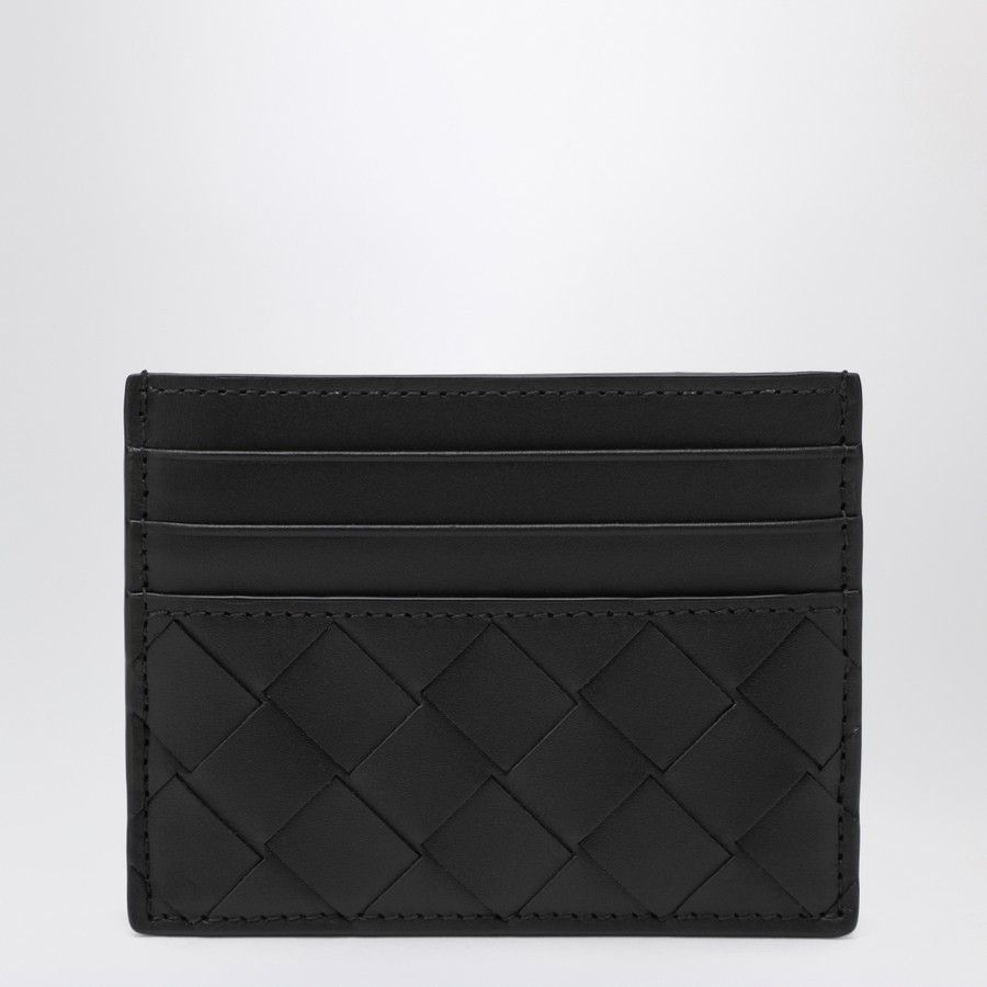 Bottega Veneta o1d2blof0226 Size: OS / Intrecciato Card Holder in Black Size ONE SIZE - 1 Thumbnail