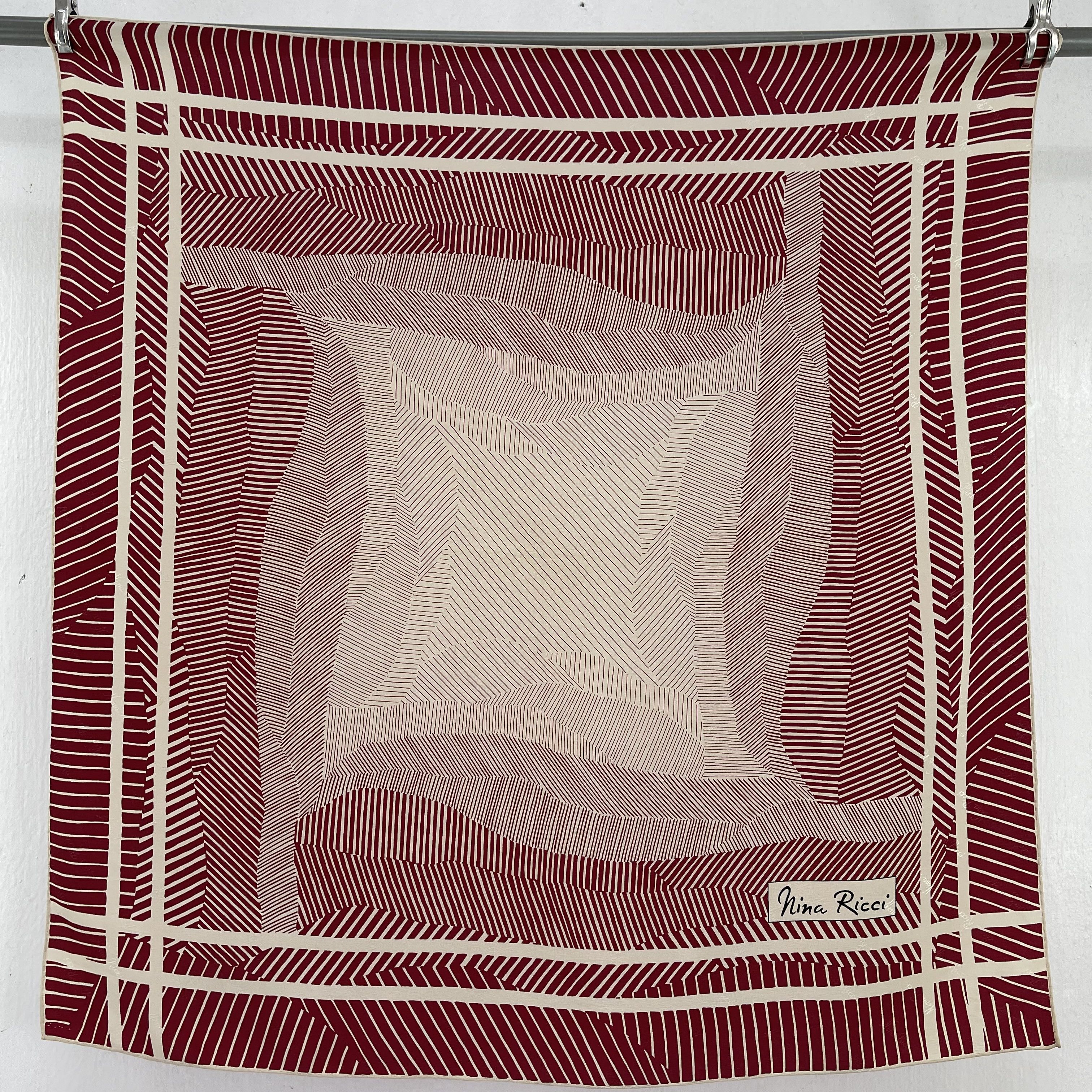 Nina Ricci Vintage Nina Ricci Silk Scarf - S7029 Size ONE SIZE - 5 Thumbnail