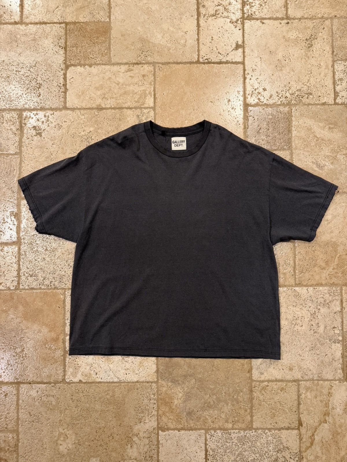 Gallery Dept. Gallery Dept Vintage Blank Wash Dust Black Distress T-Shirt Size US XXL / EU 58 / 5 - 3 Thumbnail