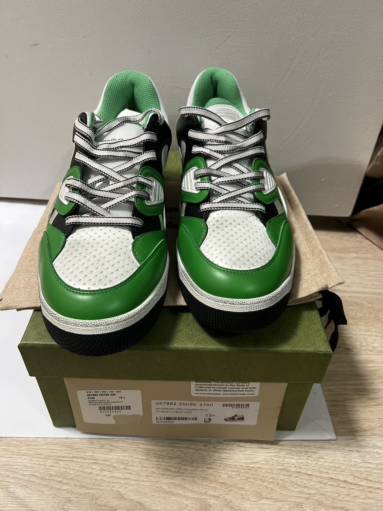 Gucci MEN Gucci Basket Green Demetra Size US 13 / EU 46 - 6 Thumbnail