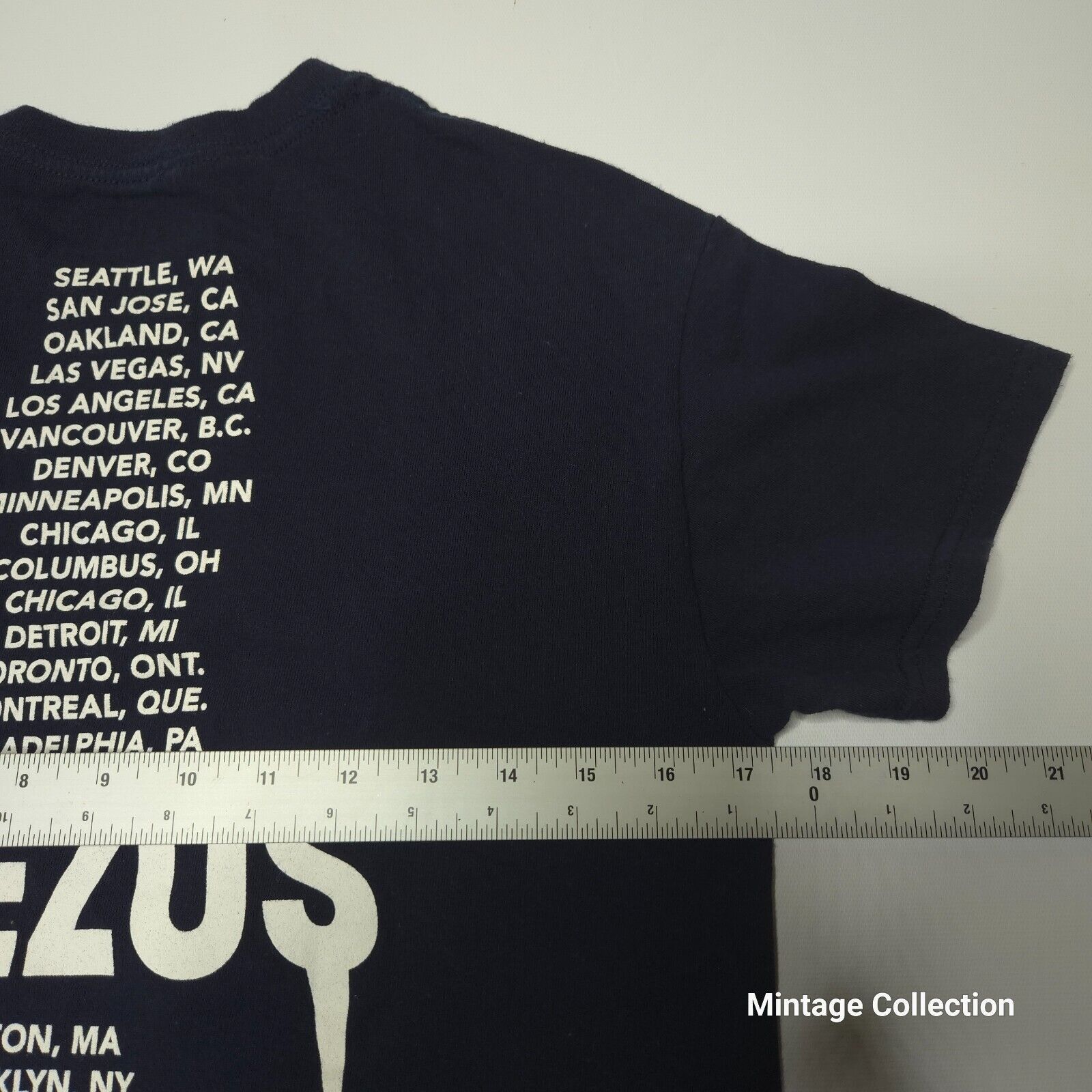 Yeezy Yeezus Tour Kanye West Yeezy Portrait Concert Shirt Blue S Size US S / EU 44-46 / 1 - 6 Thumbnail