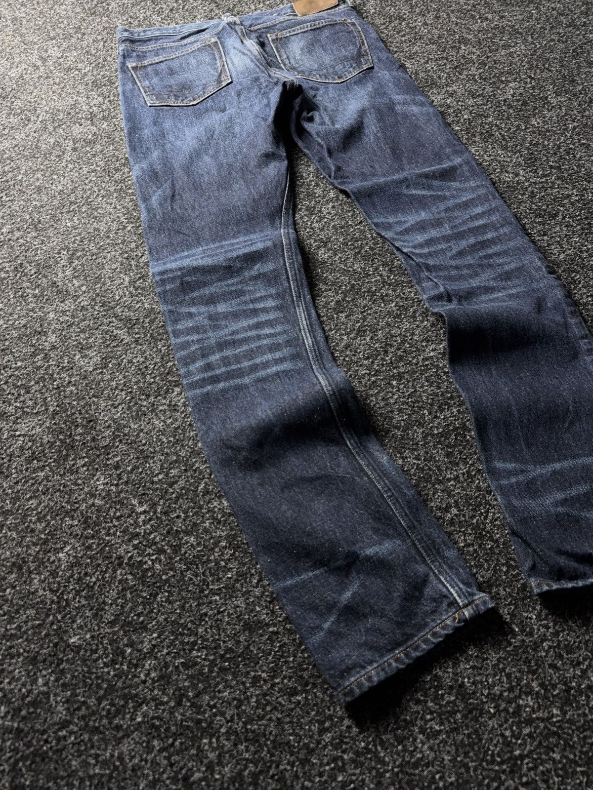 Allsaints AllSaints 00s Cigarette Slim Blue Distressed Denim Jeans Size US 31 - 10 Thumbnail