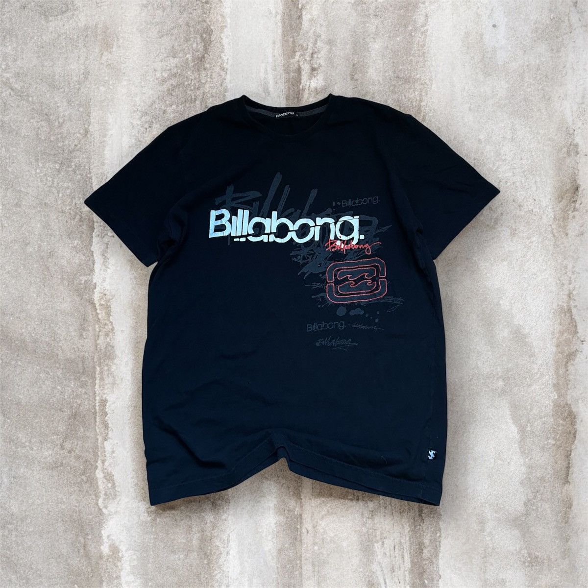 Billabong × Vintage Y2K Billabong t-shirt black skate surf Size US M / EU 48-50 / 2 - 1 Thumbnail