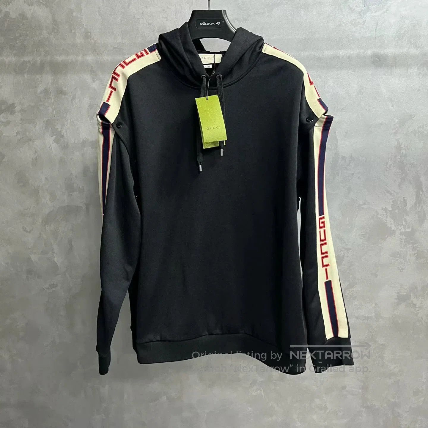 Gucci Gucci Black Detachable Sleeve Hooded Sweatshirt. Size US L / EU 52-54 / 3 - 1 Thumbnail