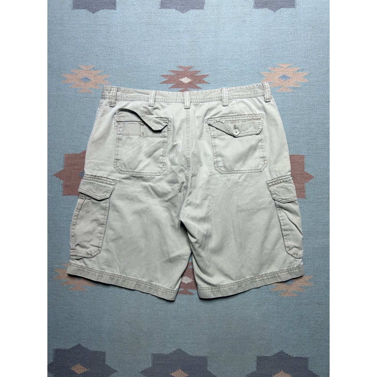 Vintage St. John’s Bay Cargo Shorts Outdoors Beige 40 Men’s Cargo Pocket Hiking Tan 40 Men’s Budgets Size US 40 / EU 56 - 7 Thumbnail