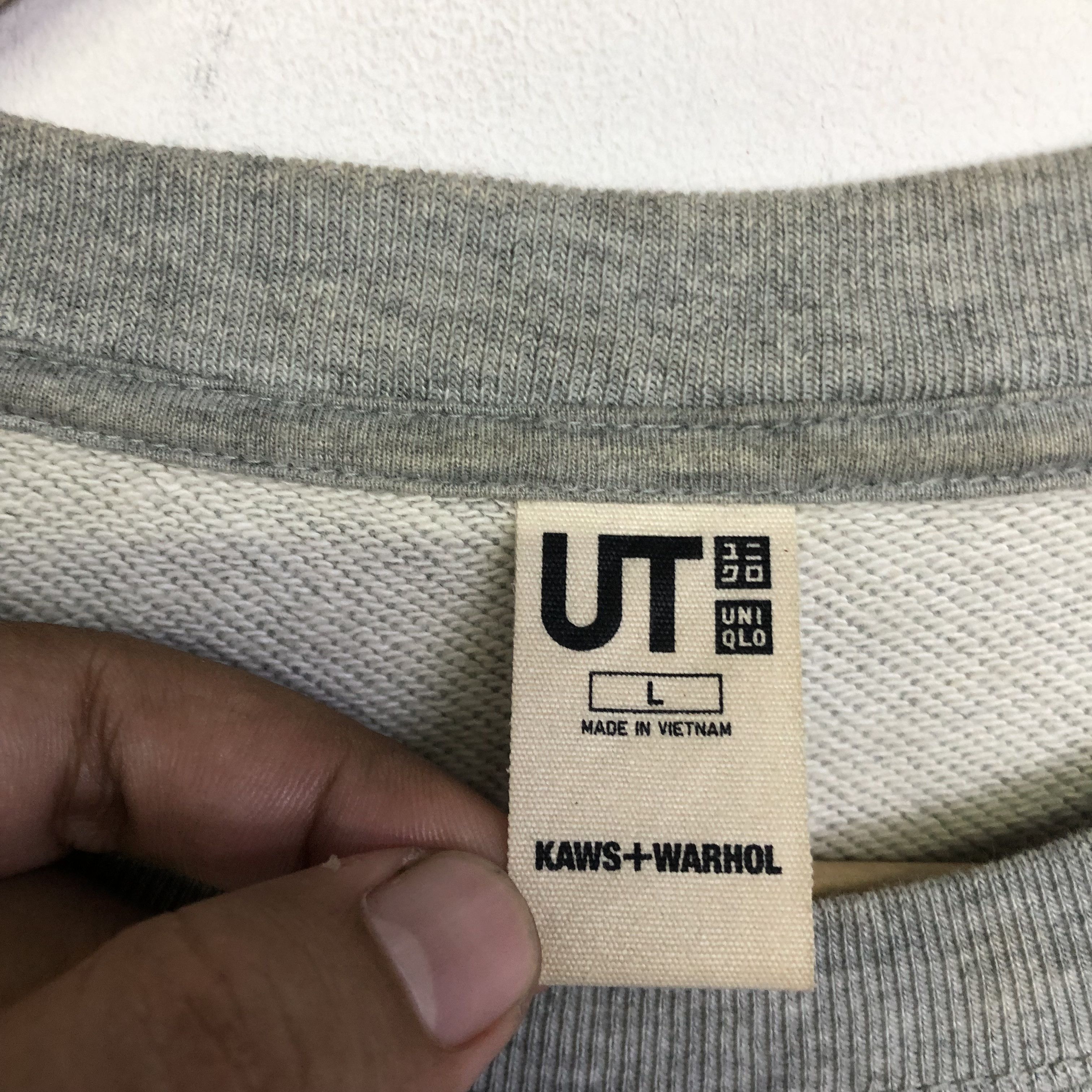 Andy Warhol × Kaws × Uniqlo UNIQLO X KAWS + WARHOL BANANA ART GRAPHIC SWEATSHIRT Size US L / EU 52-54 / 3 - 8 Thumbnail