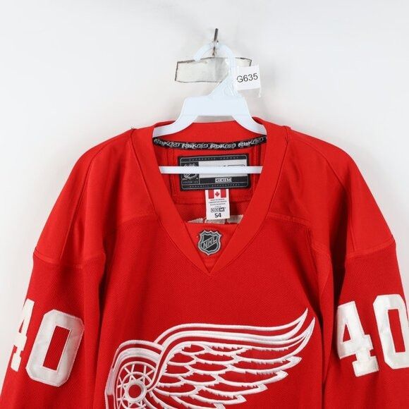 Reebok Vintage Reebok Zetterberg Detroit Red Wings Hockey Jersey Size US XXL / EU 58 / 5 - 2 Thumbnail