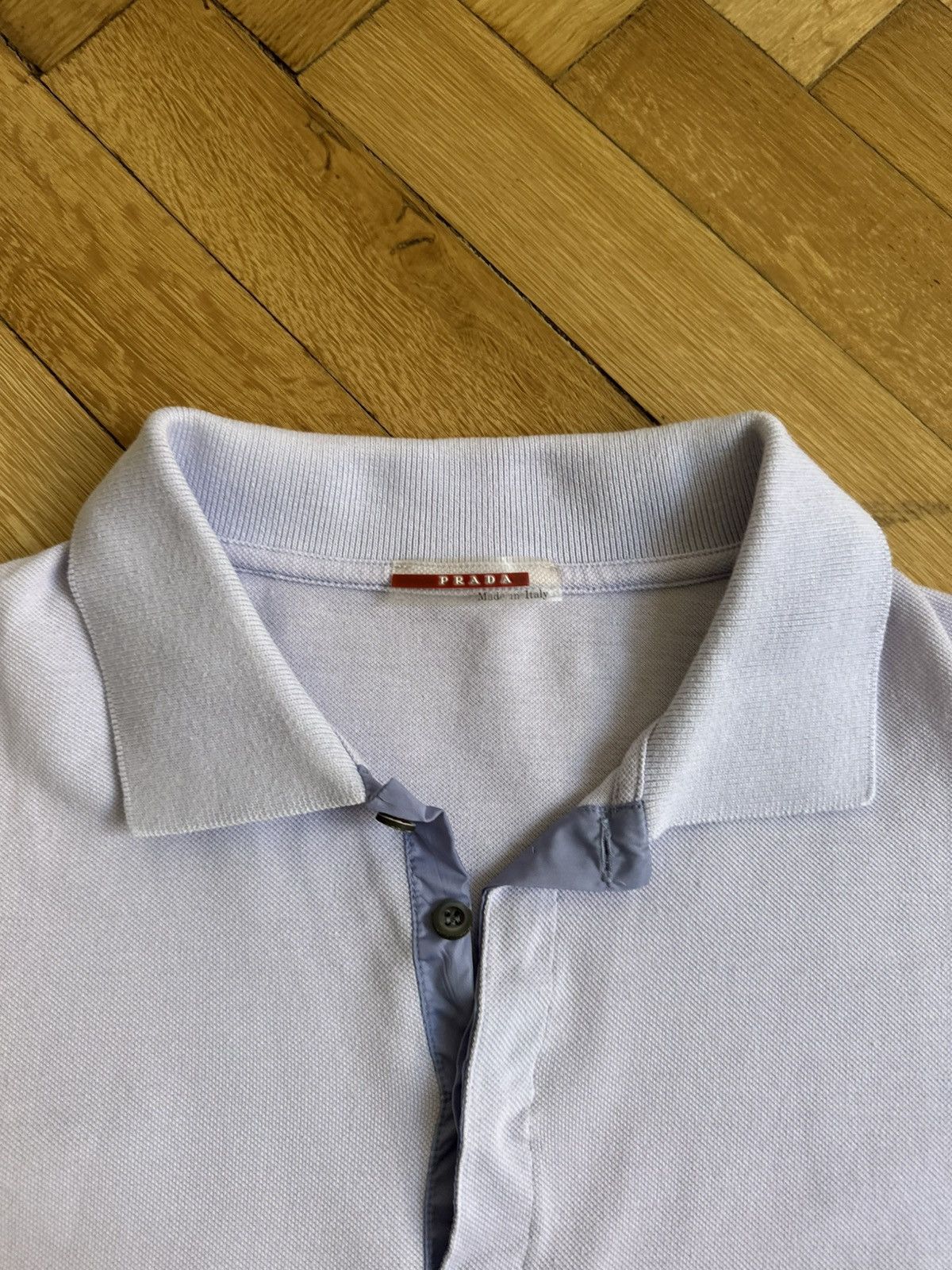 Prada Prada Vintage Sport Collection Rare Purple Pocket Polos Size US M / EU 48-50 / 2 - 3 Thumbnail