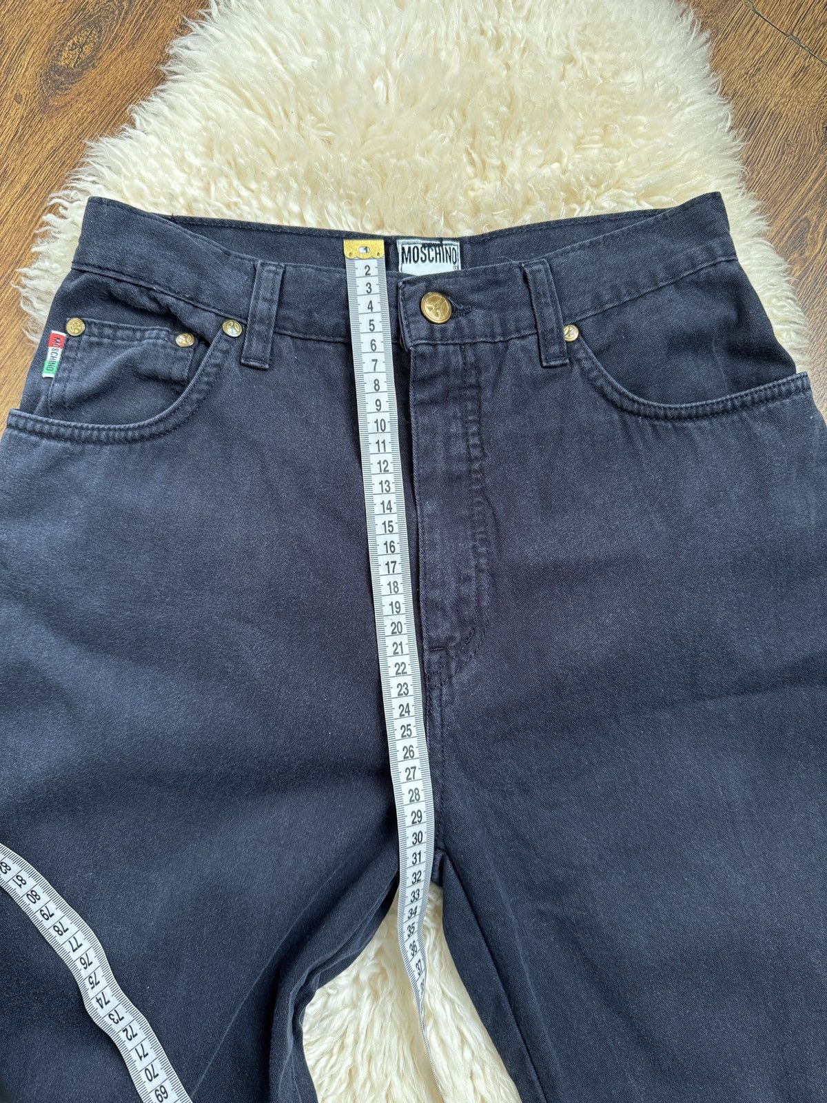 Moschino Vintage Moschino Jeans Made in Italy Women’s Dark Navy Pants Size 30" / US 8 / IT 44 - 9 Thumbnail