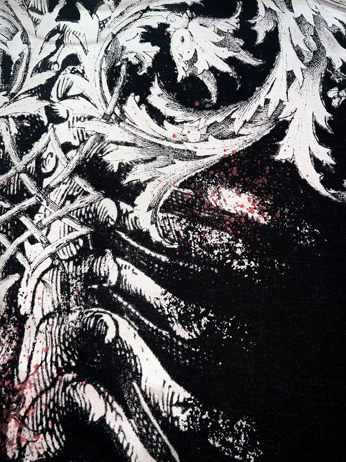 Affliction Extreme Couture Affliction Blood Splattered Skeleton Hoodie Size US XXL / EU 58 / 5 - 6 Thumbnail