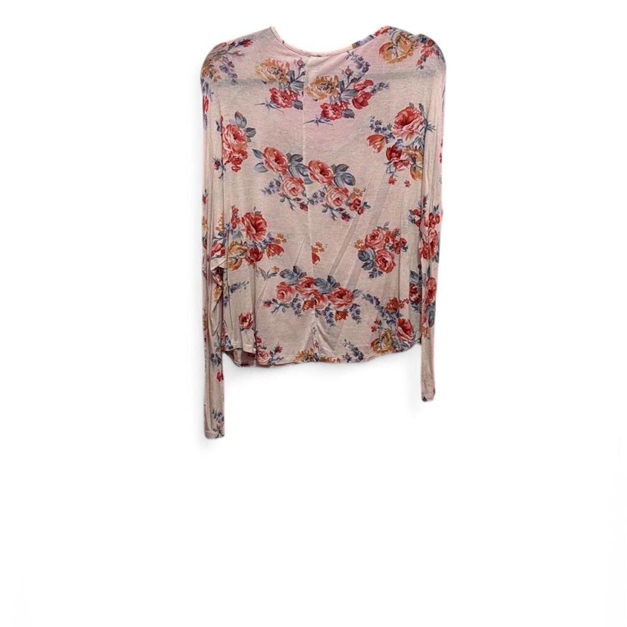 Designer Floral Print Long Sleeve Top Size XL / US 12-14 / IT 48-50 - 2 Thumbnail