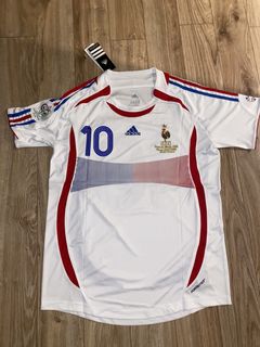 Adidas France home soccer jersey 2006/2007 Zidane #10