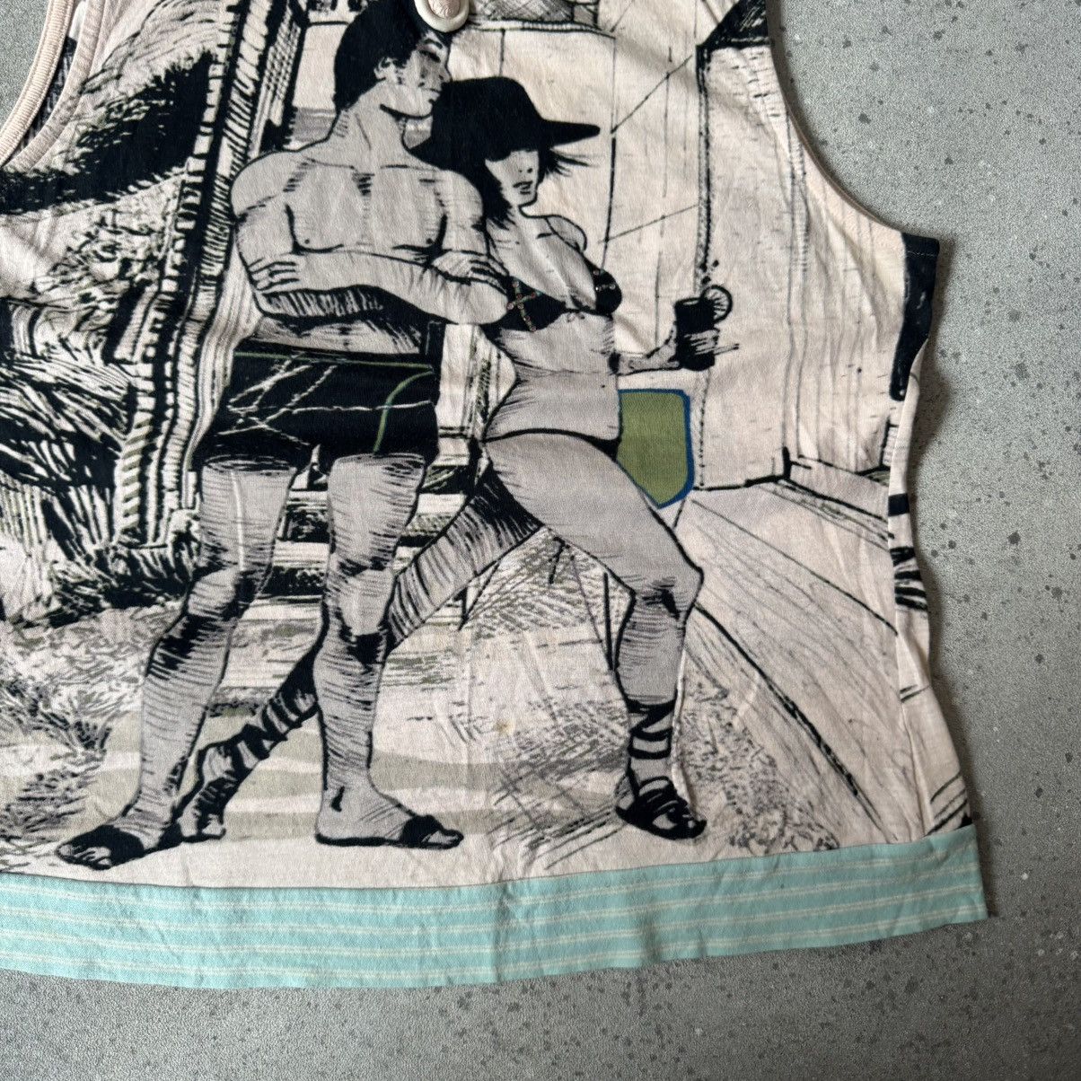 Custo Barcelona Custo Barcelona Vintage Sexy Y2K Print T-Shirt Size M / US 6-8 / IT 42-44 - 7 Thumbnail