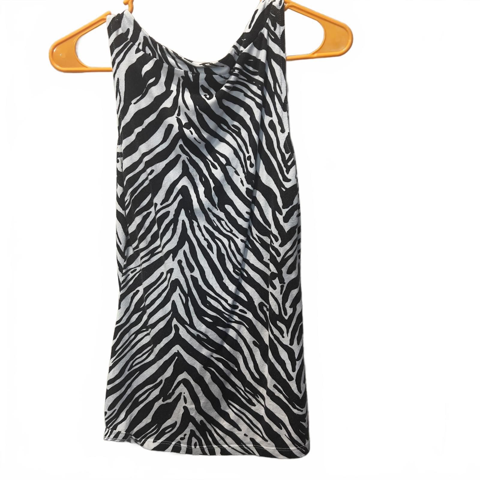 Express Express Women's Zebra Print Tank Top XS Size XS / US 0-2 / IT 36-38 - 2 Thumbnail