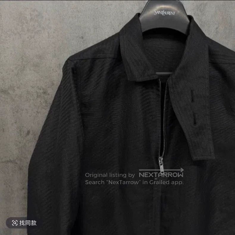 Rick Owens Rick Owens Asymmetric Cross Collar Chunky Twill Jacket Size US L / EU 52-54 / 3 - 2 Thumbnail