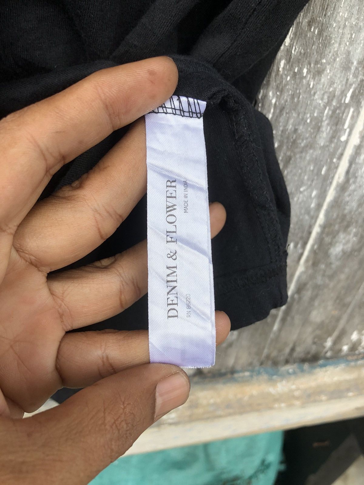 A$AP Rocky × Vintage Denim & Flower Ricky Singh Hardcore Happiness Tee Size US M / EU 48-50 / 2 - 15 Thumbnail