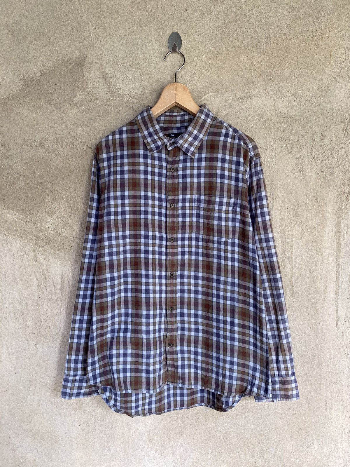 Vintage Gap Plaid Tartan Flannel Shirt