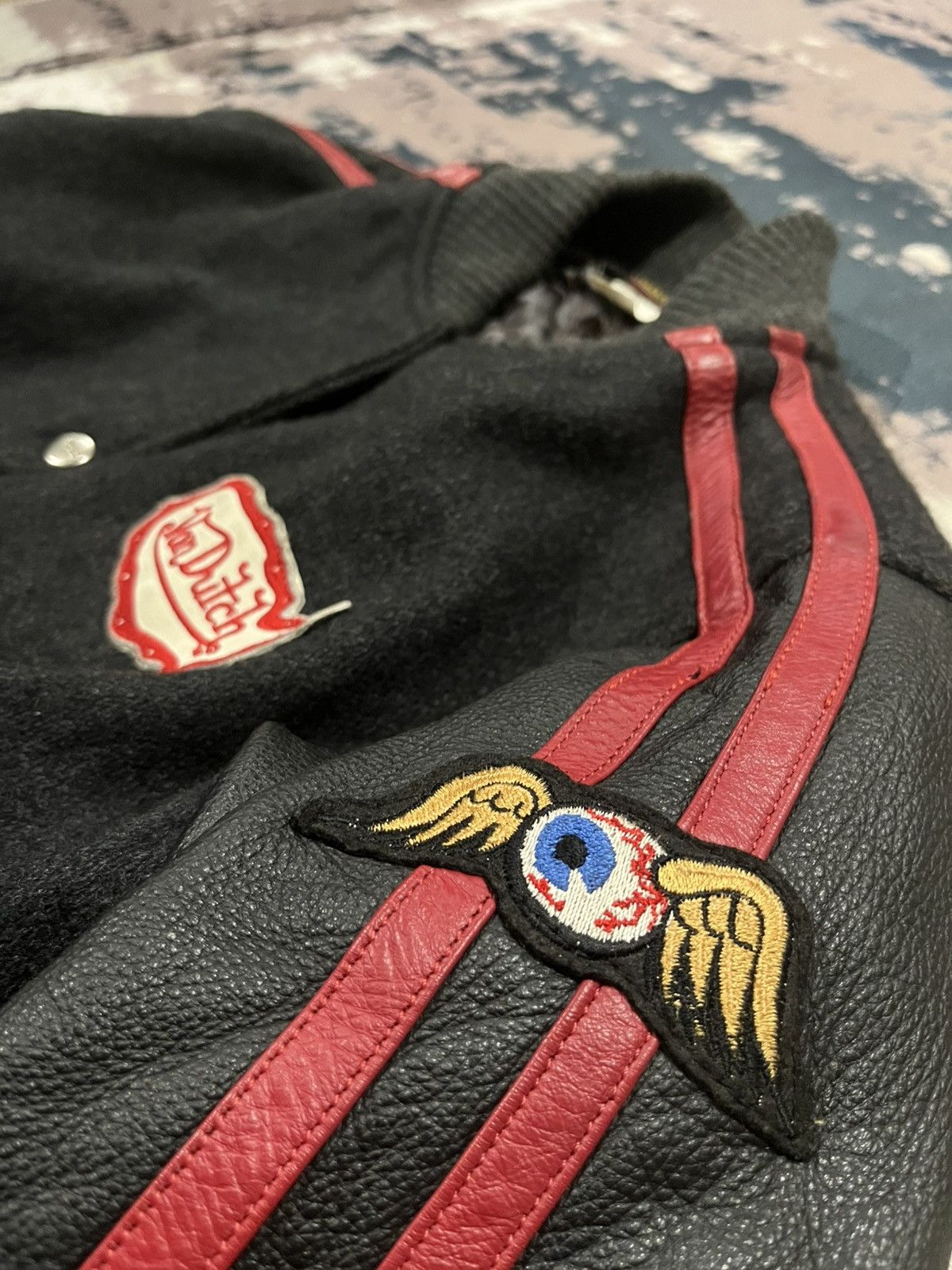 Vintage Rare von dutch y2k leather jacket Size US M / EU 48-50 / 2 - 4 Thumbnail