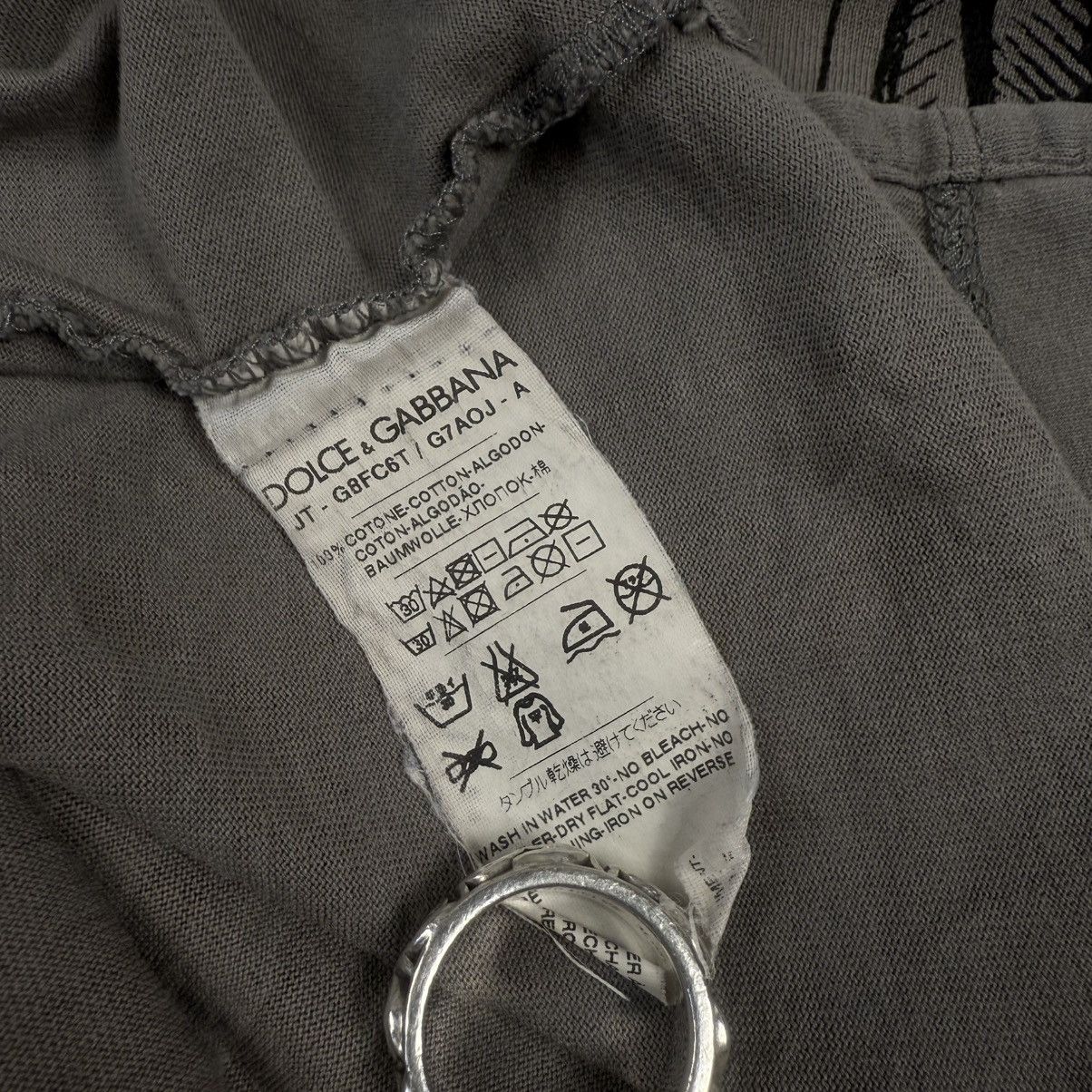 Dolce & Gabbana Dolce & Gabbana 2000s Monarchy King Grey T-Shirt Size US M / EU 48-50 / 2 - 7 Thumbnail