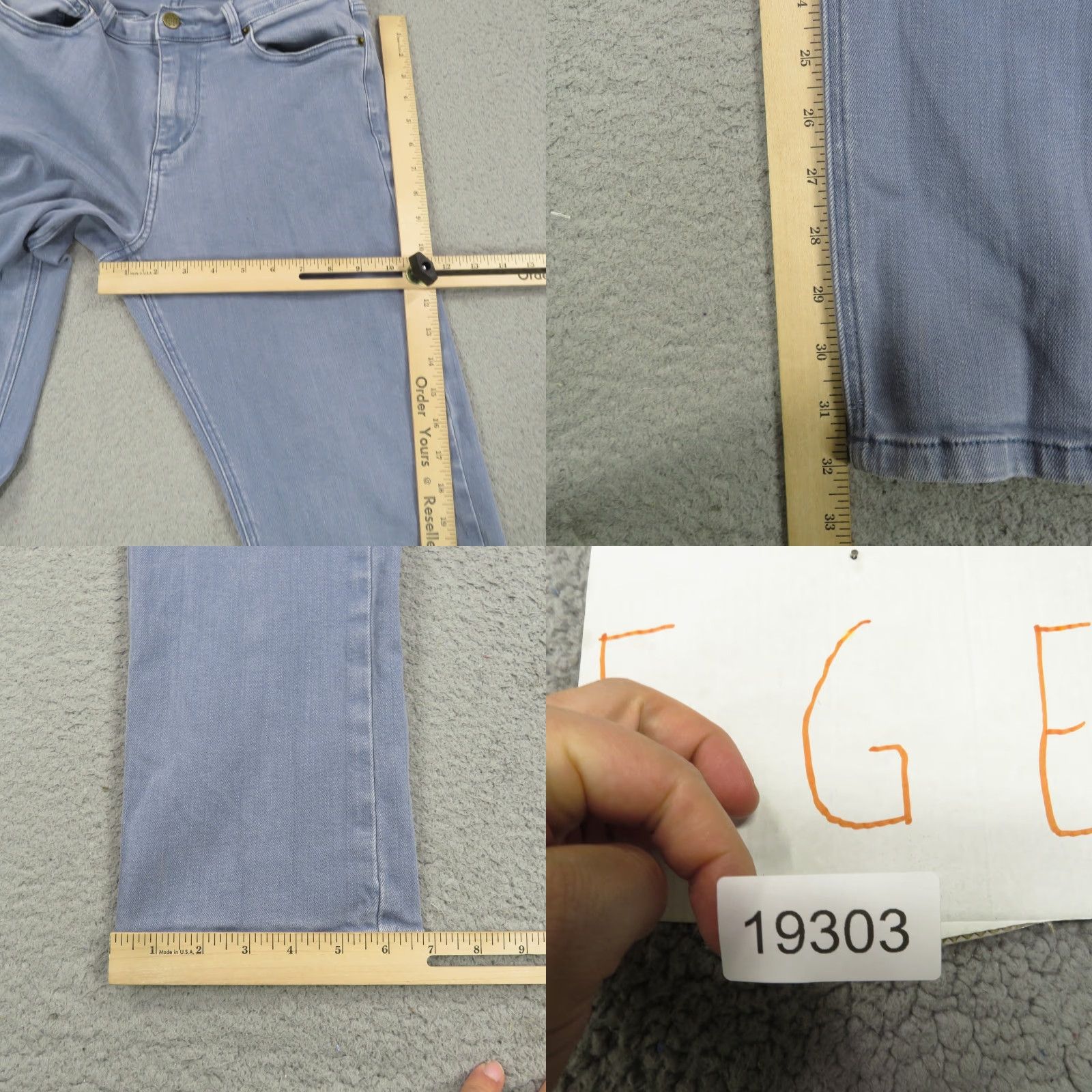 Marine Layer Marine Layer Athletic Fit 5 Pocket Twill Pant Mens Blue Denim Jeans 32x32 Sh Size US 32 / EU 48 - 9 Thumbnail