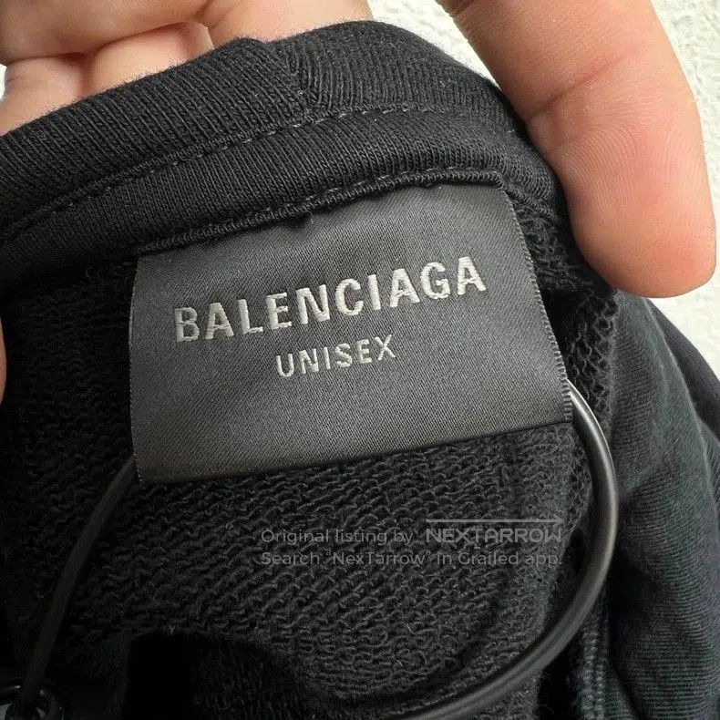 Balenciaga Balenciaga Logo Print Black Hoodie. Size US S / EU 44-46 / 1 - 3 Thumbnail