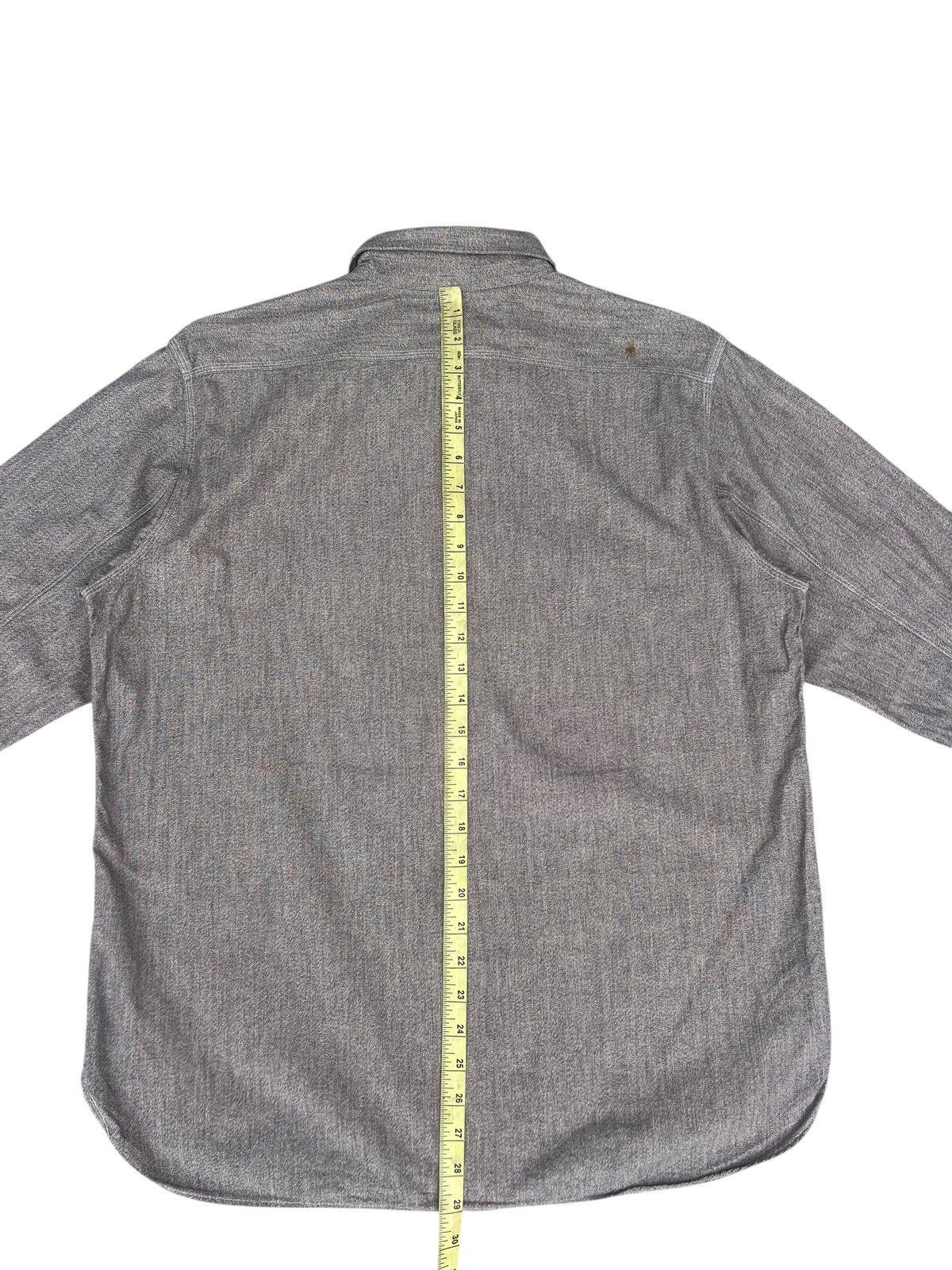 Freewheelers Super Big-Cat Workers Japan Salt & Pepper Work Shirt Size US L / EU 52-54 / 3 - 17 Thumbnail