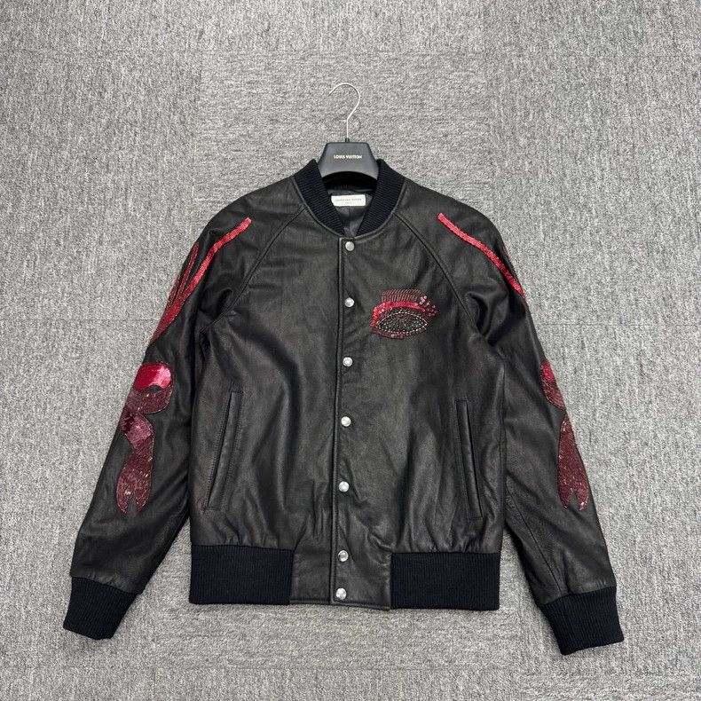 Dries Van Noten Dries Van Noten Embroidered Leather Jacket Size US L / EU 52-54 / 3 - 1 Thumbnail