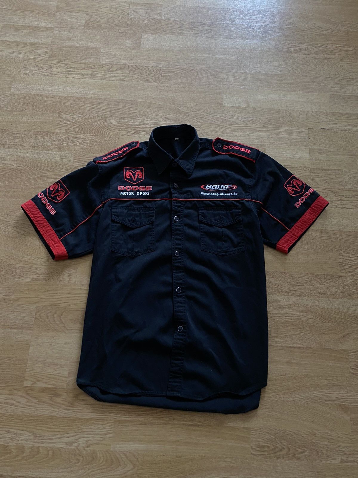 Vintage VINTAGE 90's DODGE RACING HEAVY SHIRT Size US L / EU 52-54 / 3 - 3 Thumbnail