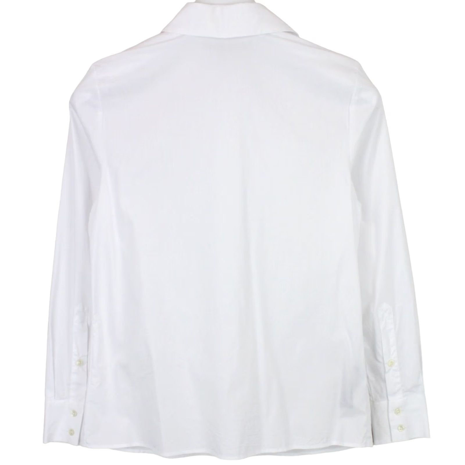 Vintage SUISTUDIO Azalea Shirt Women's Button Up Collared White UK 8 Size M / US 6-8 / IT 42-44 - 2 Thumbnail
