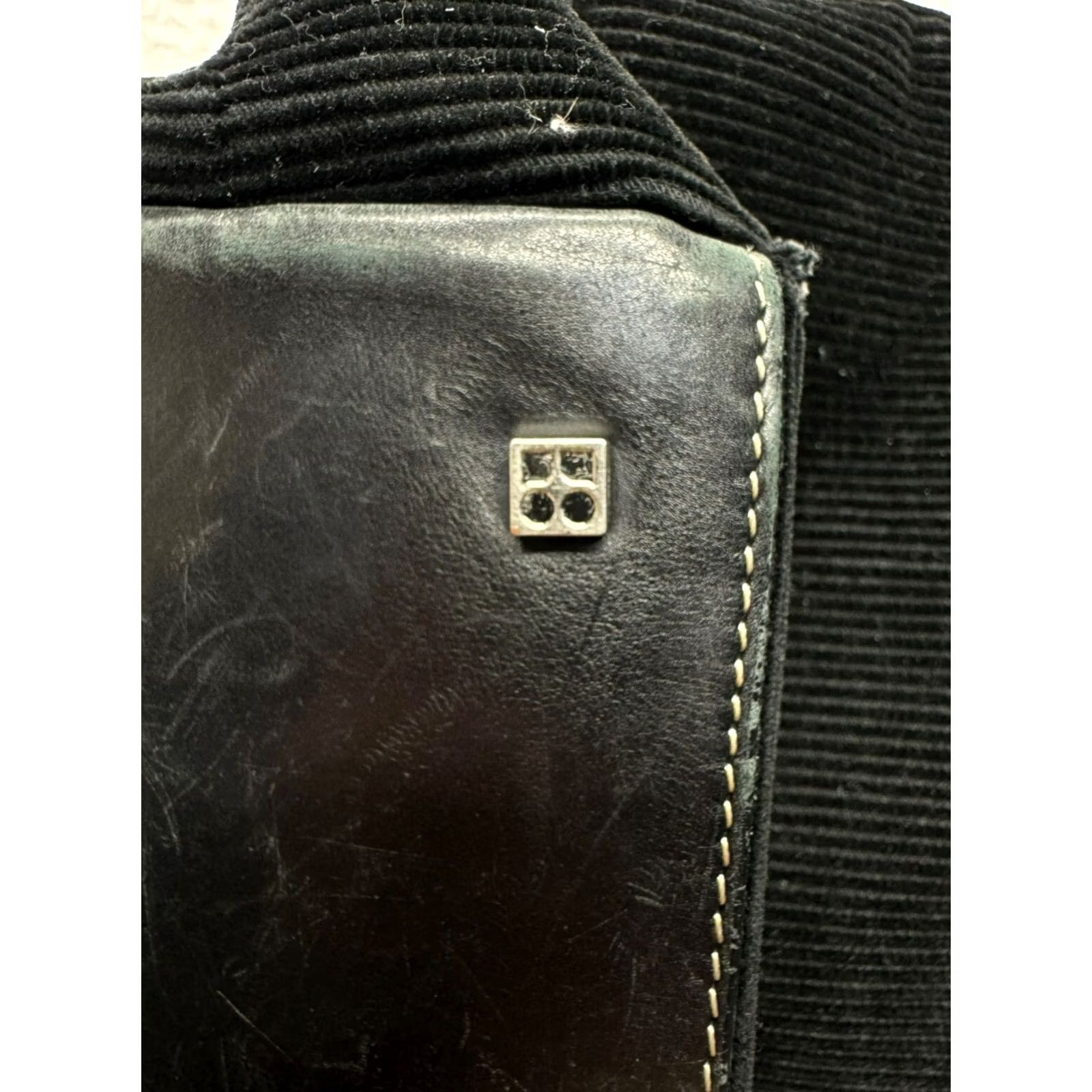 Vintage VINTAGE Kate Spade Corduroy Purse Shoulder Bag Women Black Corduroy Leather Accent, Kate Spade Purse, Pre-Owned Good, 5124 Size ONE SIZE - 7 Thumbnail