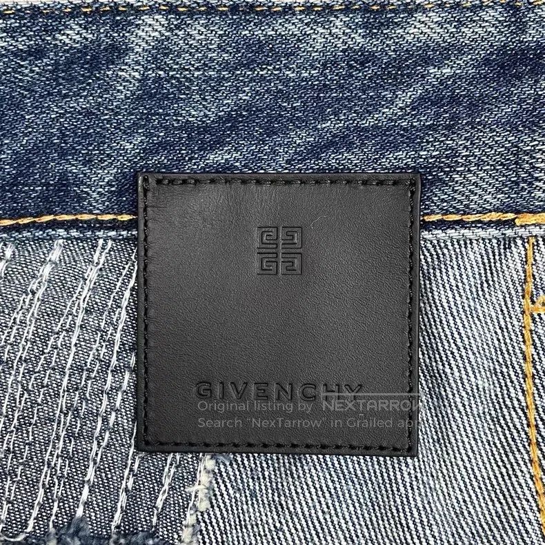 Givenchy Givenchy Ripped Zip Casual Denim Pants Size US 30 / EU 46 - 4 Thumbnail