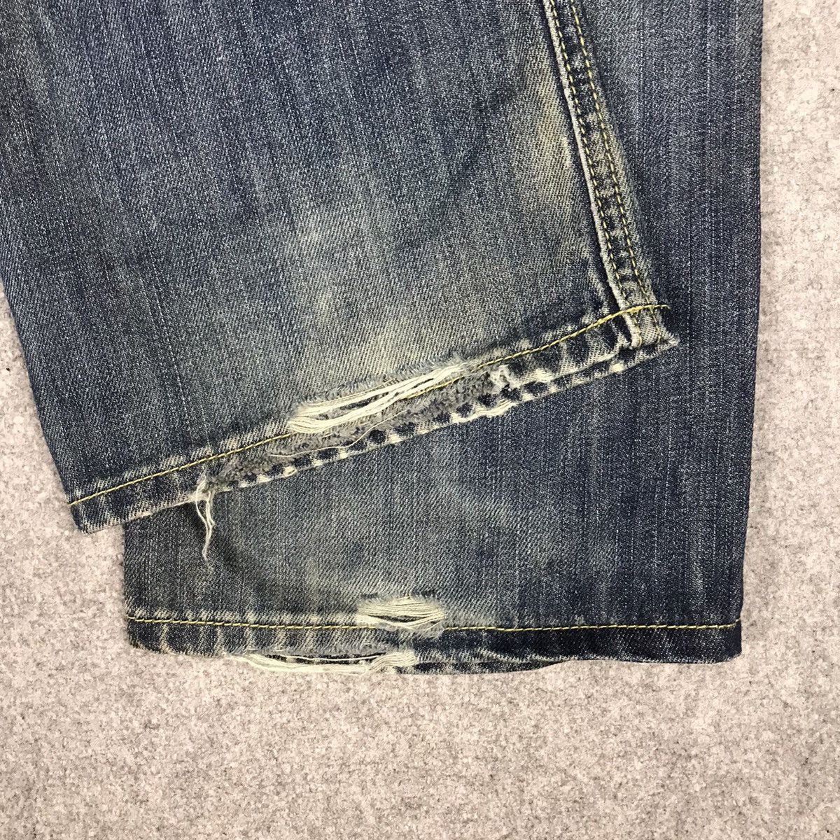 Japanese Brand × Vintage JAPANESE STYLE DENIM DISTRESSED PUNK JAPAN PANTS Size US 31 - 12 Thumbnail