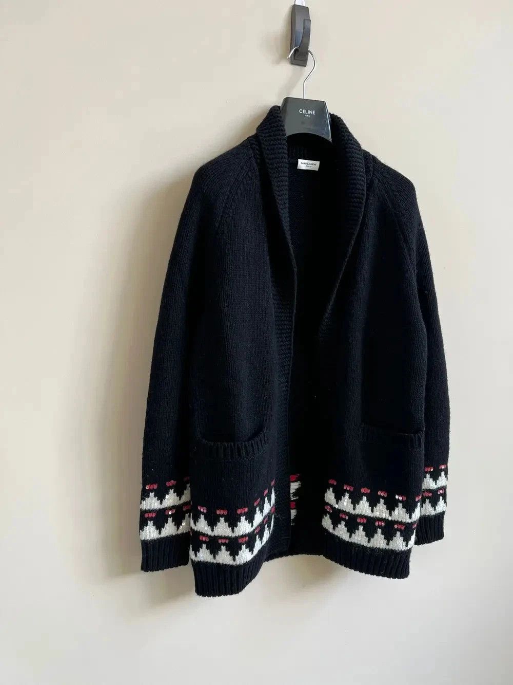 Saint Laurent Paris o1rshd1 Q:2 / Sequence Cardigan in Black Size US S / EU 44-46 / 1 - 5 Thumbnail