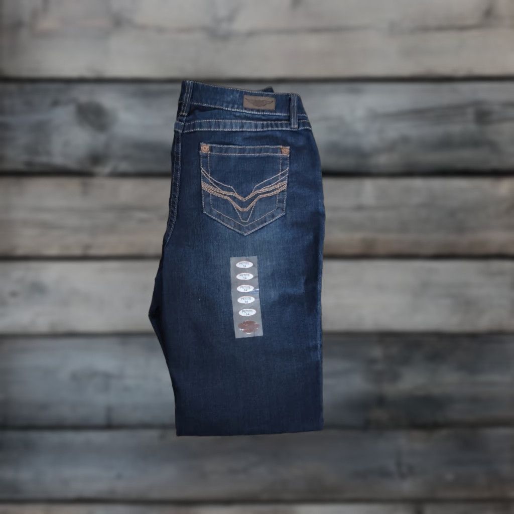 Harley Davidson VINTAGE Harley-Davidson Women’s Jeans Size 14 Boot Cut Denim Biker Pants Leather Details Size 36" / US 14 / IT 50 - 1 Thumbnail