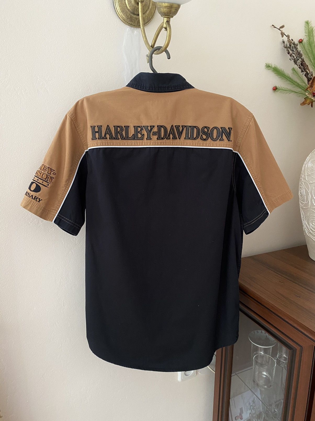 Harley Davidson × Vintage Vintage Harley Davidson Short Sleeve Button Up Shirt Size US M / EU 48-50 / 2 - 4 Thumbnail