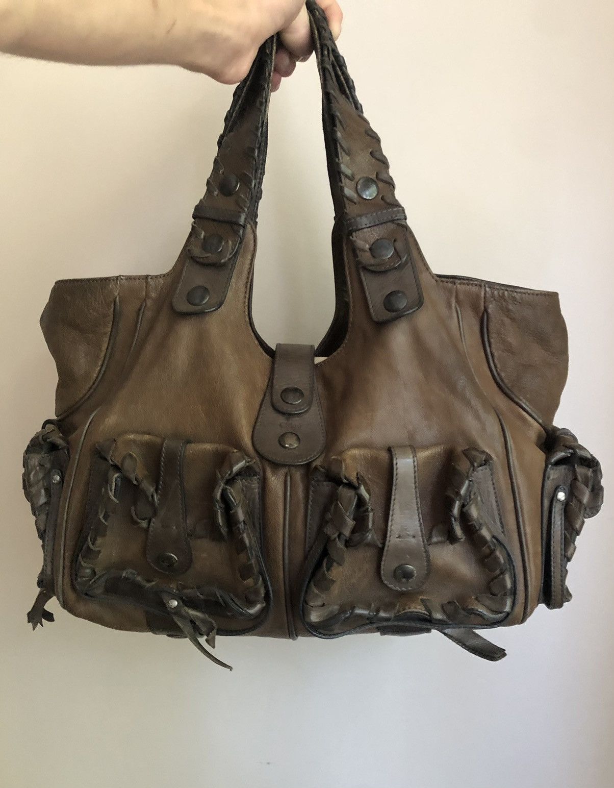 Chloé // Brown Leather Silverado Bag – VSP Consignment