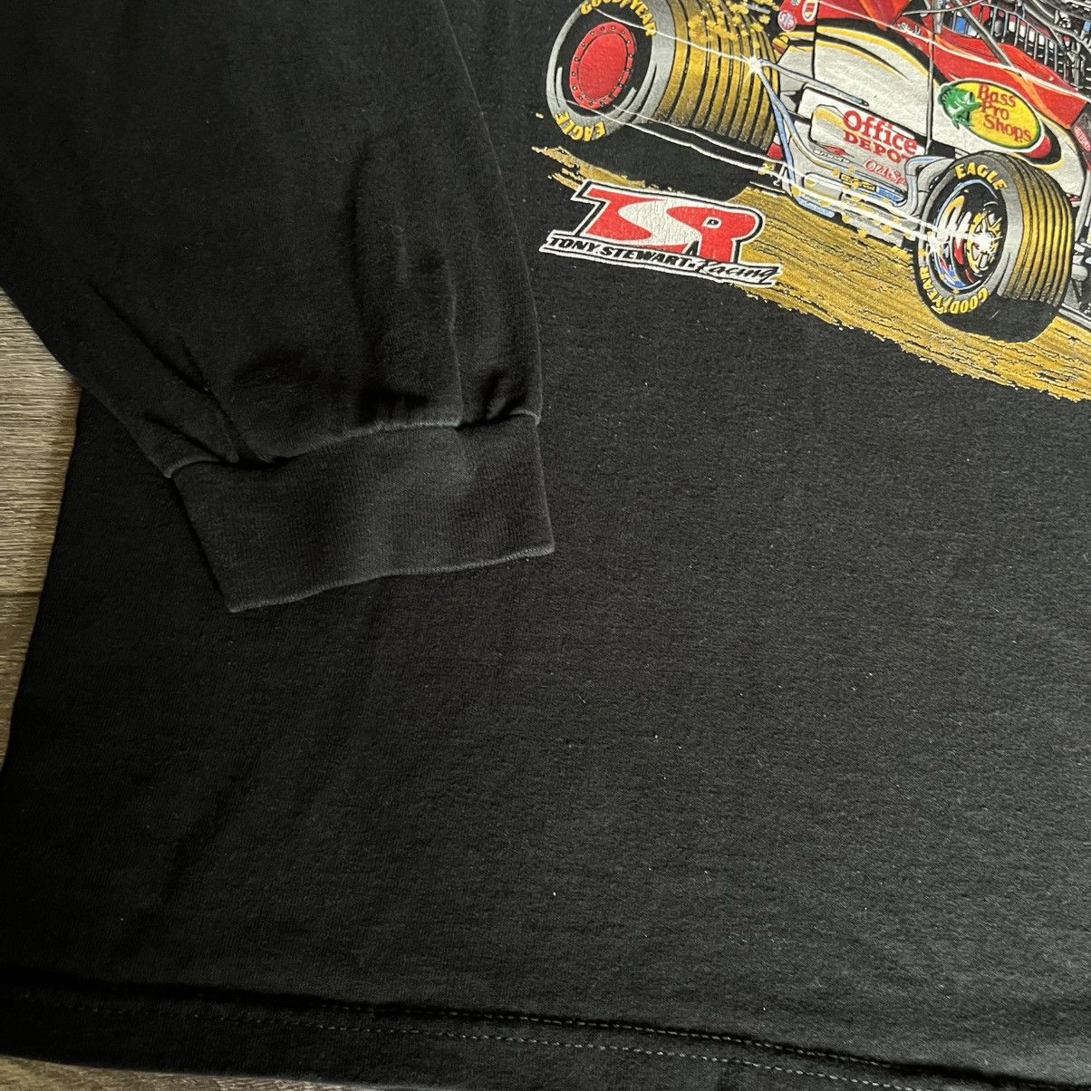 Vintage Vintage Steve Kinser The King Sprint Racing Longsleeve Tee Size US XXL / EU 58 / 5 - 7 Thumbnail