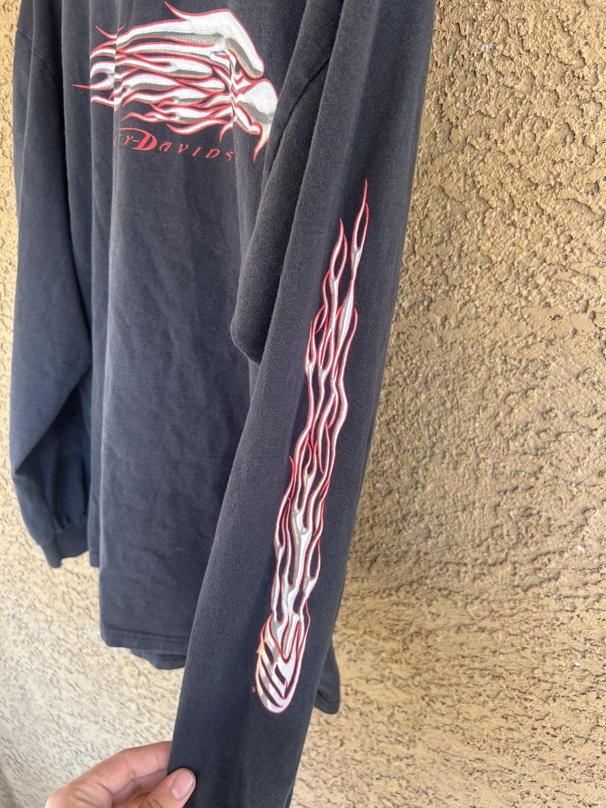Harley Davidson Vintage Harley Davidson 90s Long Sleeve Shirt Made In USA XL Size US XL / EU 56 / 4 - 3 Thumbnail