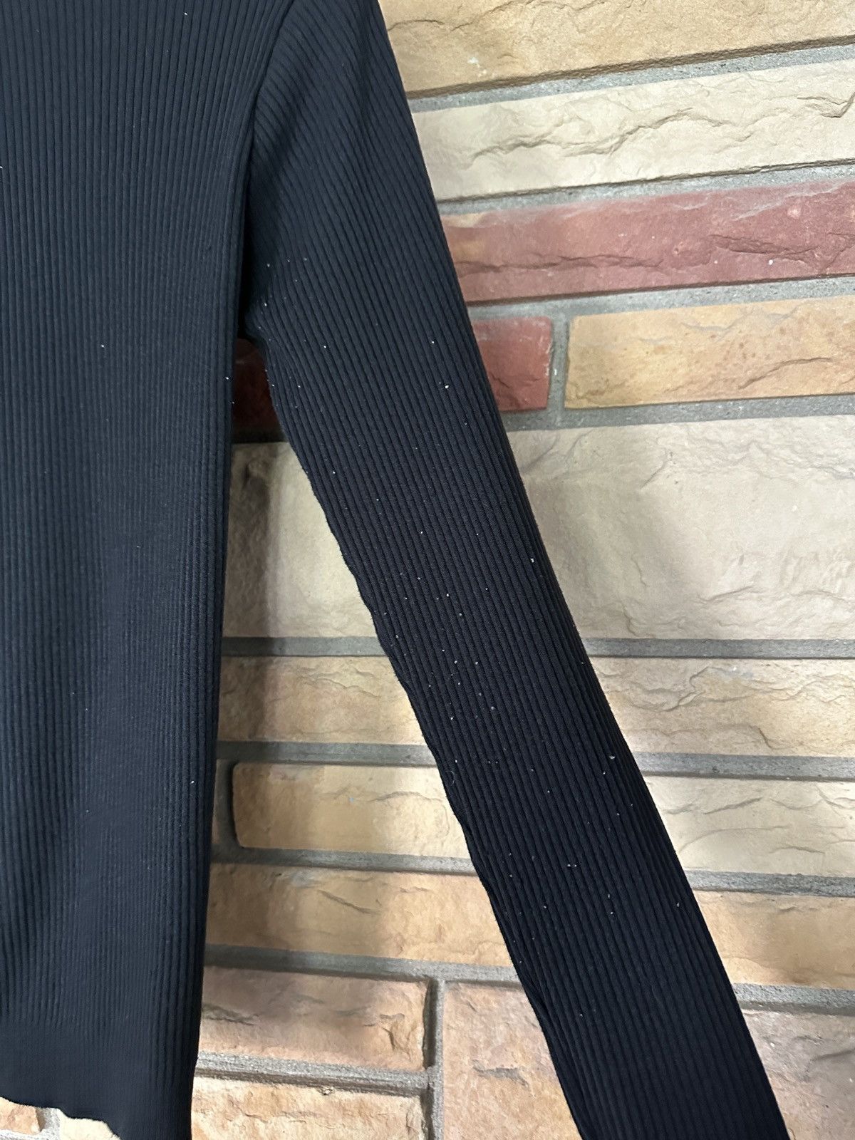 Vintage Vintage 70s Black Ribbed Turtleneck Sweater Size M / US 6-8 / IT 42-44 - 5 Thumbnail
