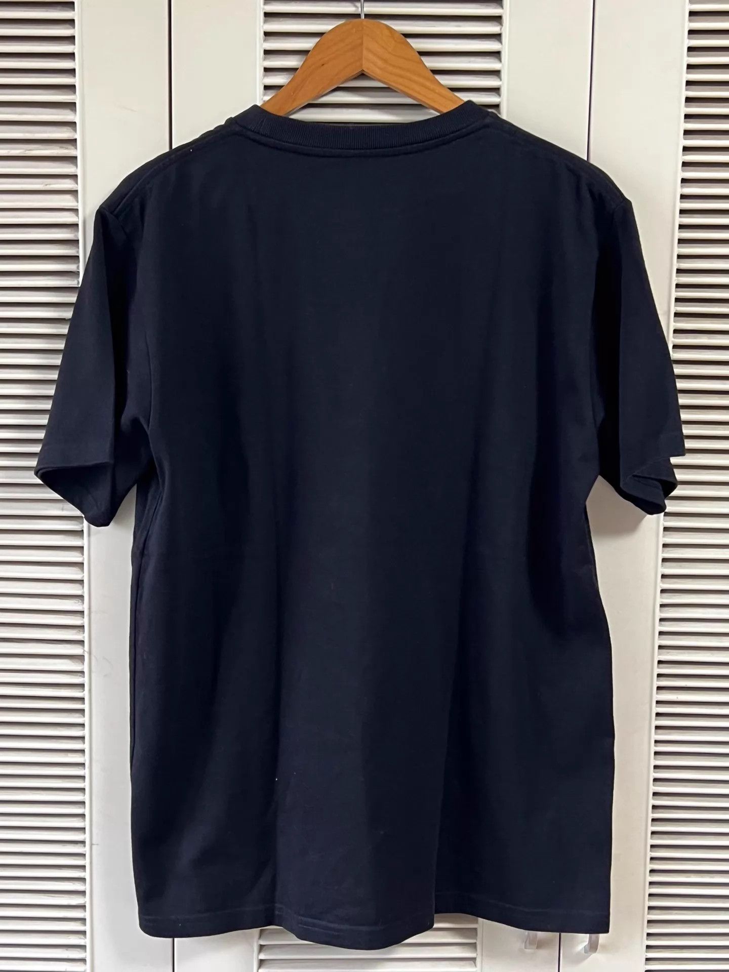 Dior Dior 1947 Script Flock Logo Black Tee M Size US M / EU 48-50 / 2 - 2 Thumbnail