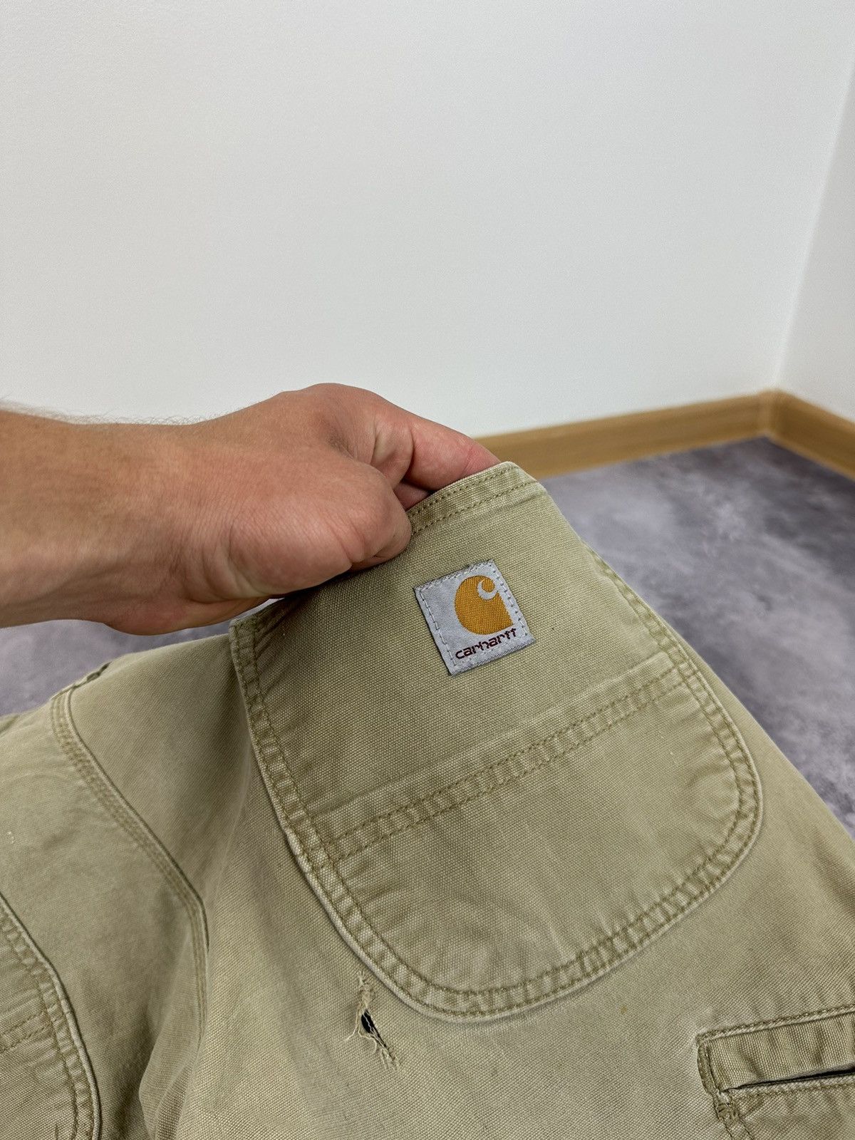 Carhartt Vintage Carhartt Lined Cargo Carpenter USA Baggy Work Pants Size US 38 / EU 54 - 10 Thumbnail