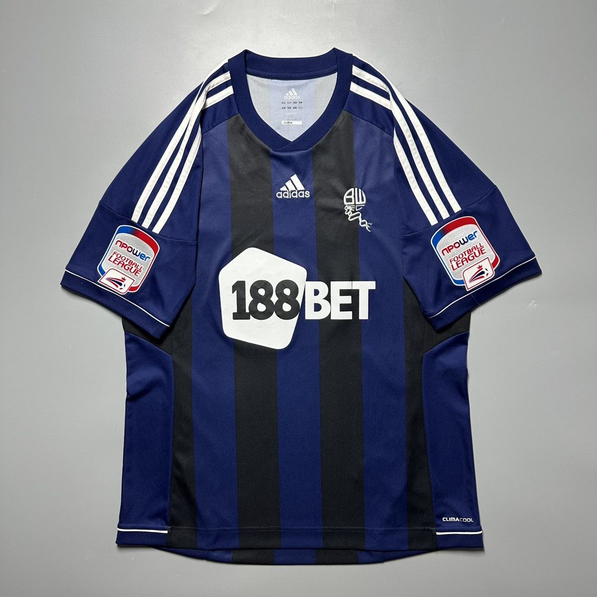 Adidas BOLTON ADIDAS 2012/2013 FOOTBALL AWAY JERSEY #22 HOLDEN Size US L / EU 52-54 / 3 - 2 Thumbnail